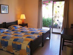 2 person large 2 room apartment with pool view, garden, and private facilities
